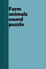 Sound puzzle farm animals.