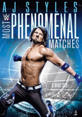 WWE. AJ Styles: most phenomenal matches.