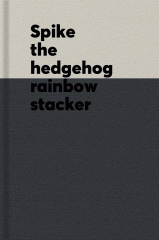 Spike the hedgehog rainbow stacker.