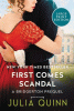 First comes scandal
