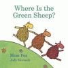 Where is the green sheep?
