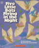 Five little bats flying in the night