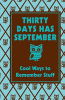 Thirty days has September : cool ways to remember stuff