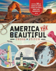 America the beautiful cross stitch.