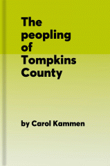 The peopling of Tompkins County : a social history