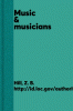 Music & musicians