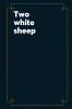 Two white sheep