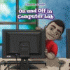 On and off in computer lab