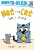 Nat the Cat has a snack