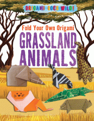 Fold your own origami grassland animals