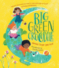 Big green crocodile