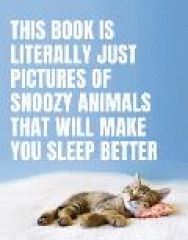 This book is literally just pictures of snoozy animals that will make you sleep better.