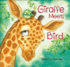 Giraffe meets bird