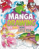 Manga drawing with fairies, gnomes, and other little folk