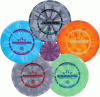 Lawn game [kit] : disc golf set.