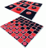Lawn game [kit] : giant checkers & tic tac toe.